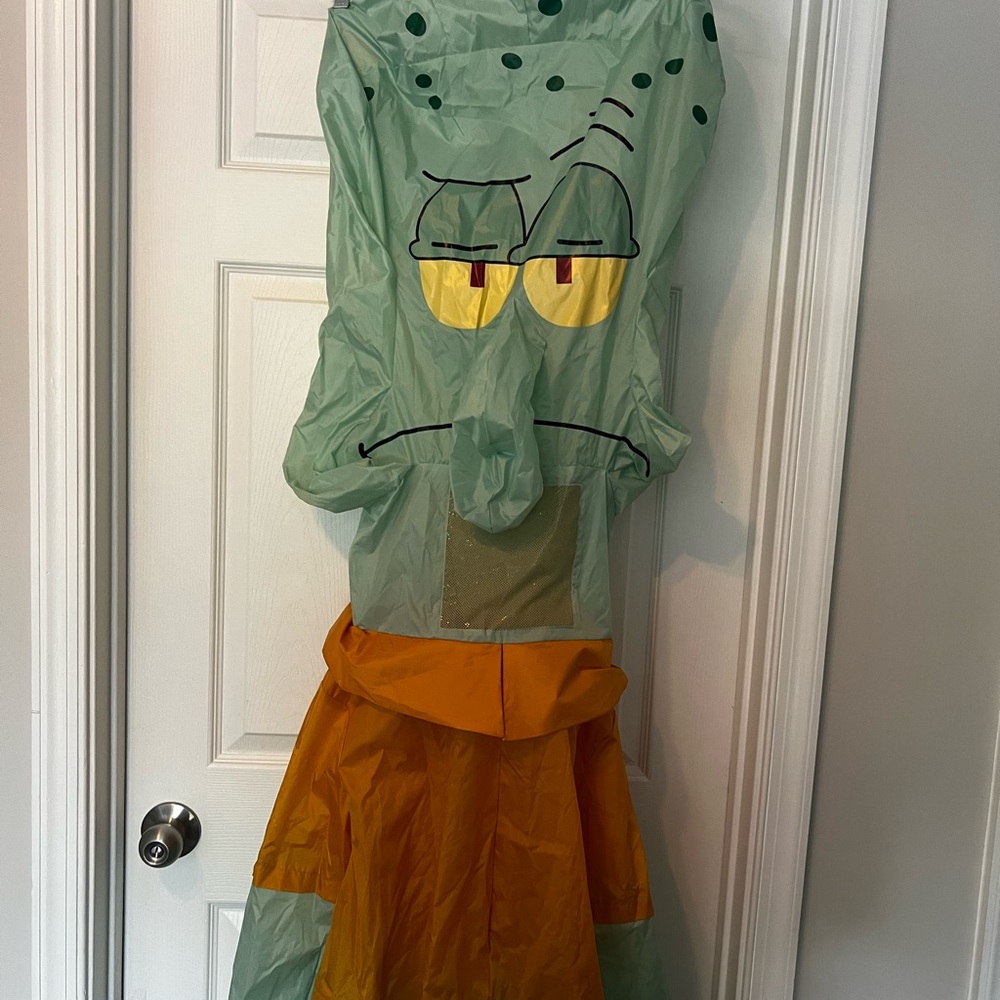 Kids Squidward inflatable Costume - Green and Orange